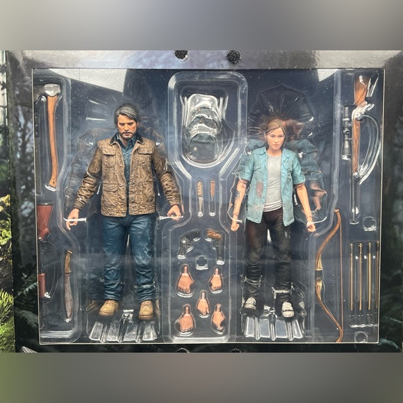 NECA The Last of Us 2 Ultimate Joel & Ellie 7" Scale Action Figure 2 pack New - Picture 2 of 14